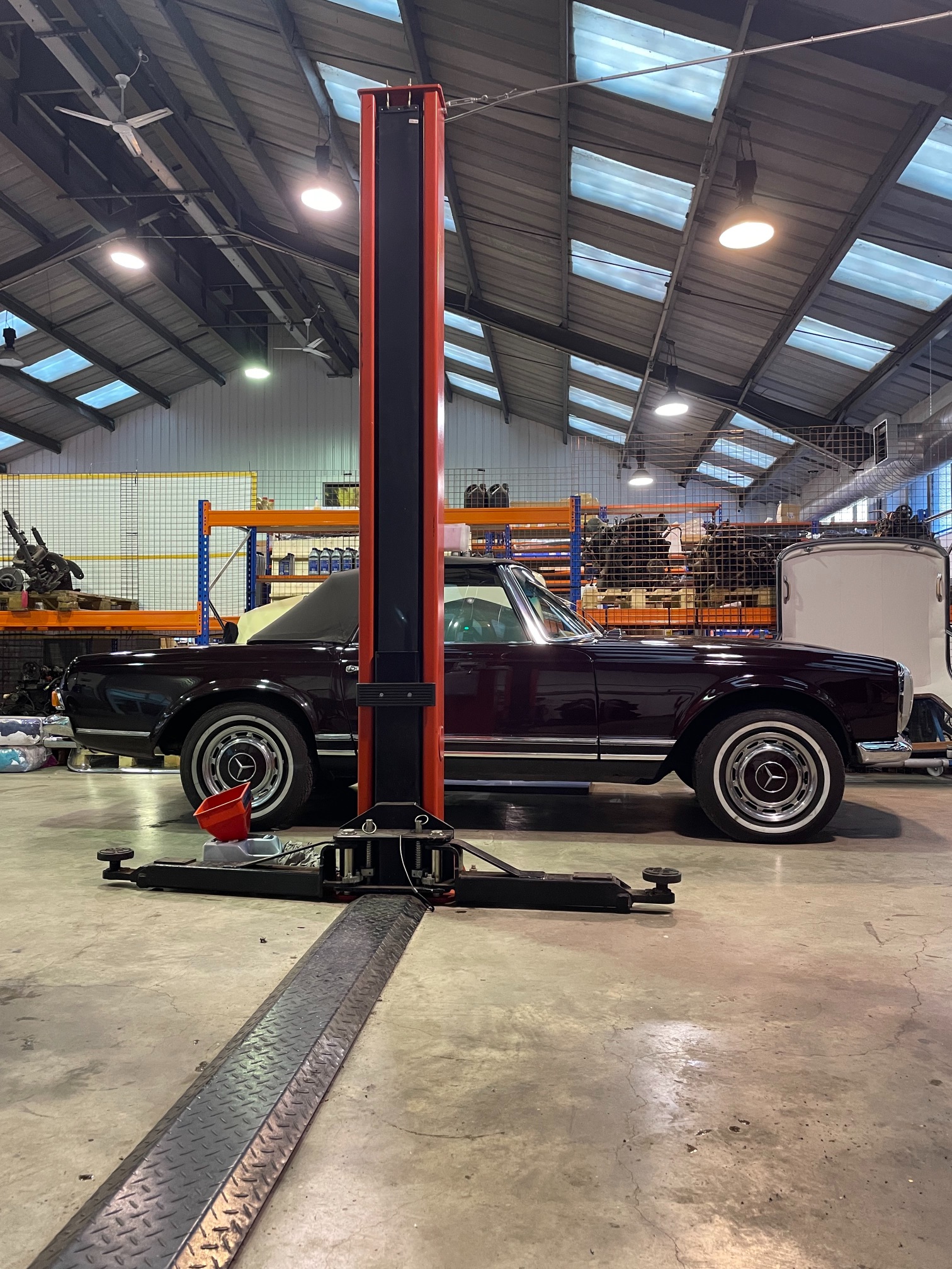 Pagoda following Classic Mercedes Benz Restoration at SLSHOP