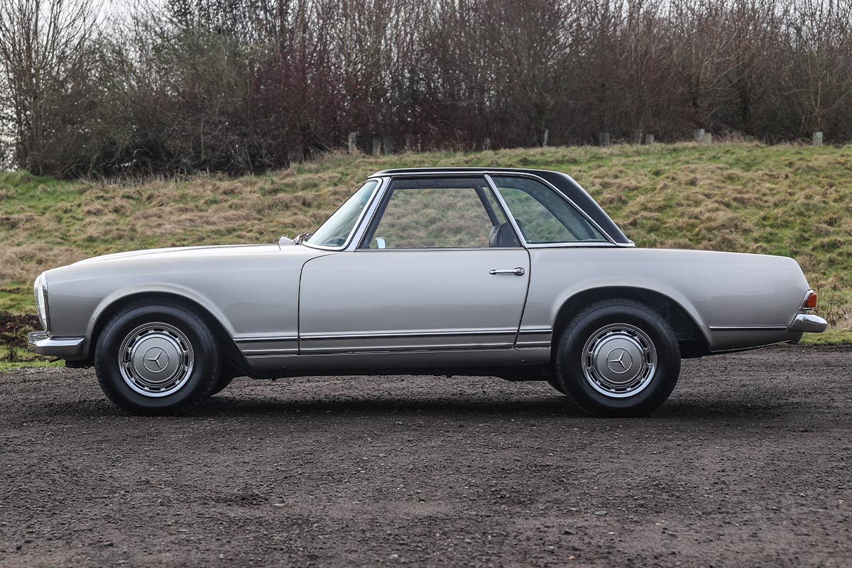 280 SL Side Profile with Hard Top