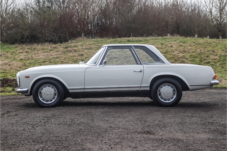 California Coupe 280SL Mercedes with Hard Top on