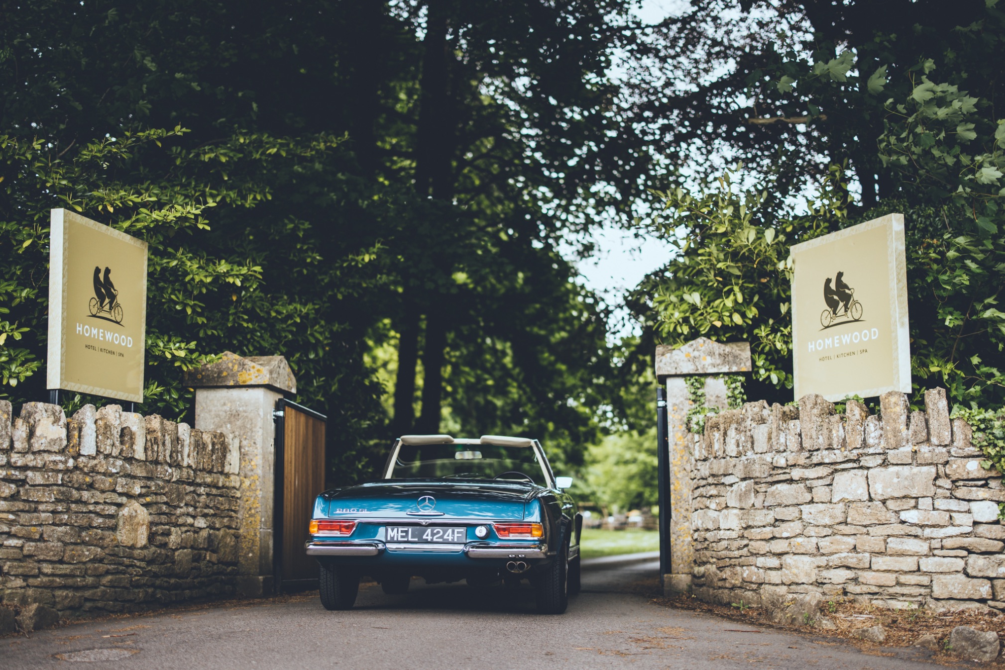 Mercedes Pagoda 280SL at Homewood Bath Spa