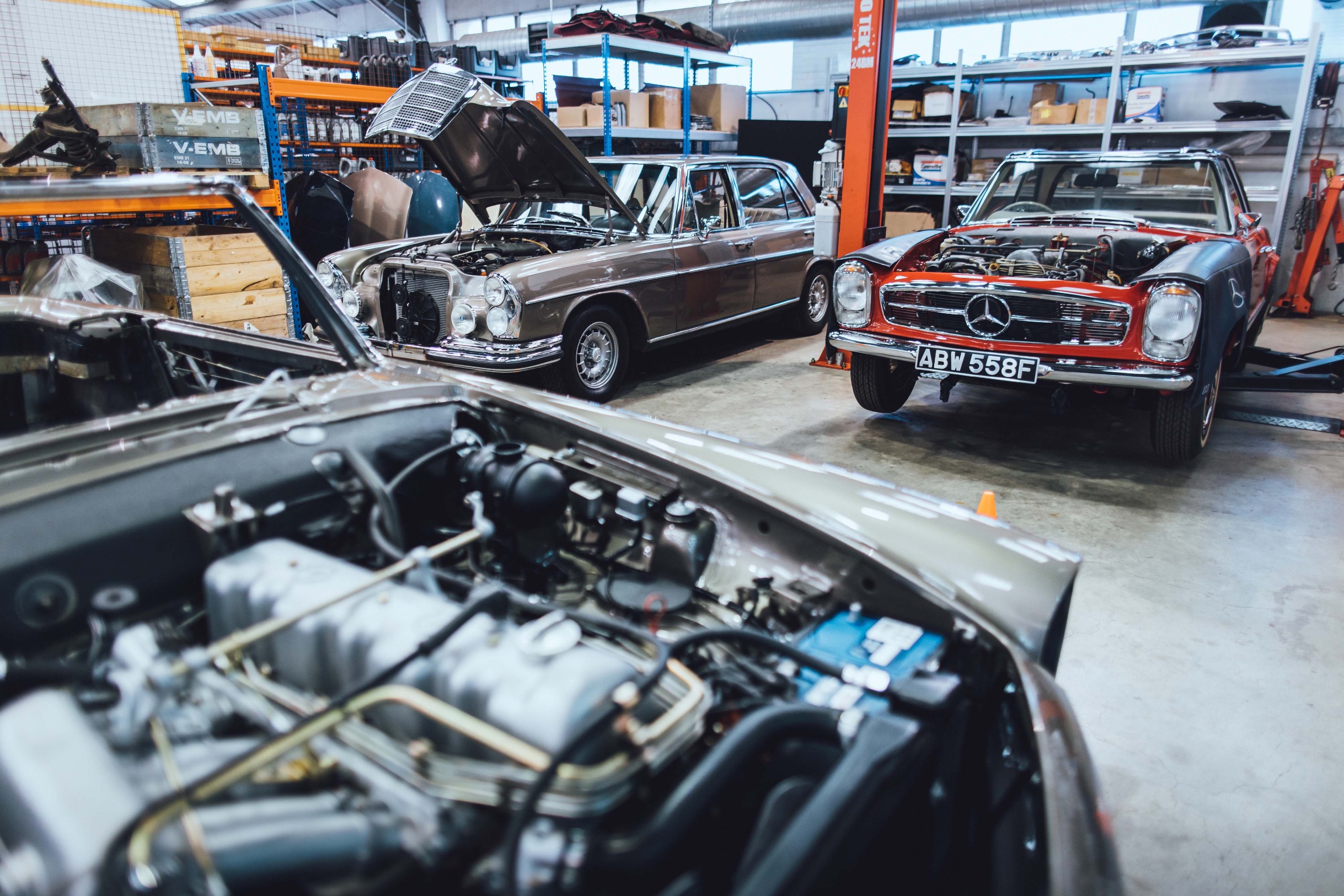 Classic mercedes restoration