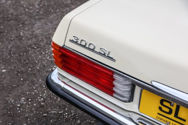 The famous Mercedes 300SL badge