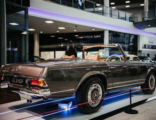 Restored 280 SL Pagoda at Mercedes-Benz World